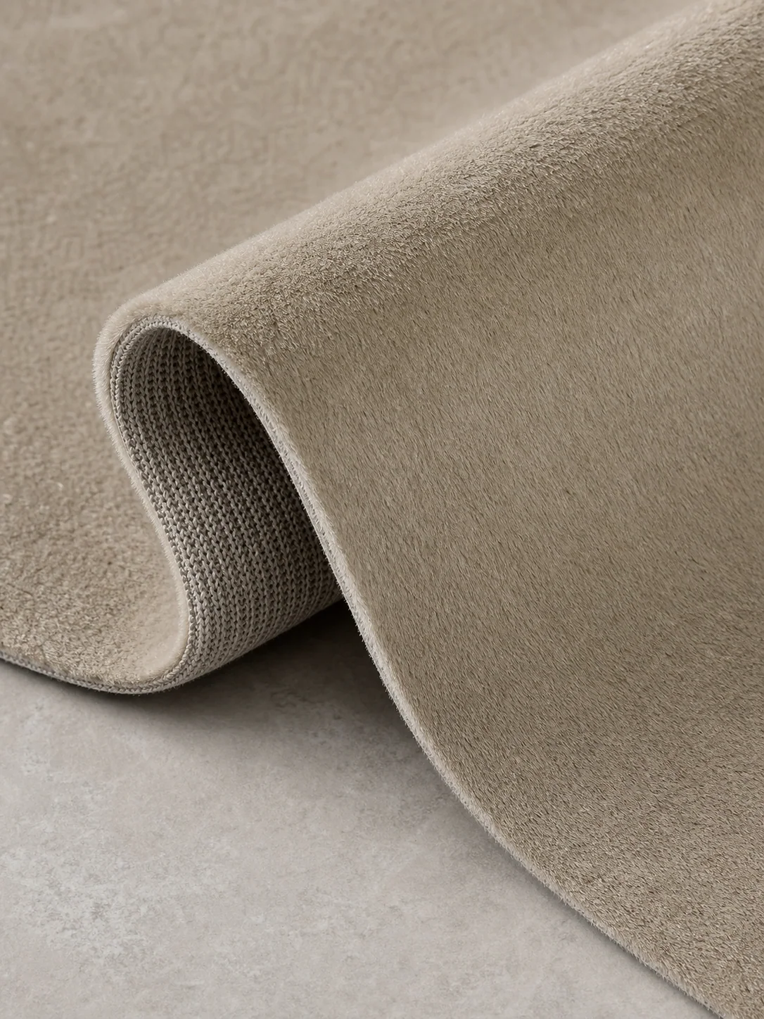 Crystal Velboa fabric shown in a soft fold