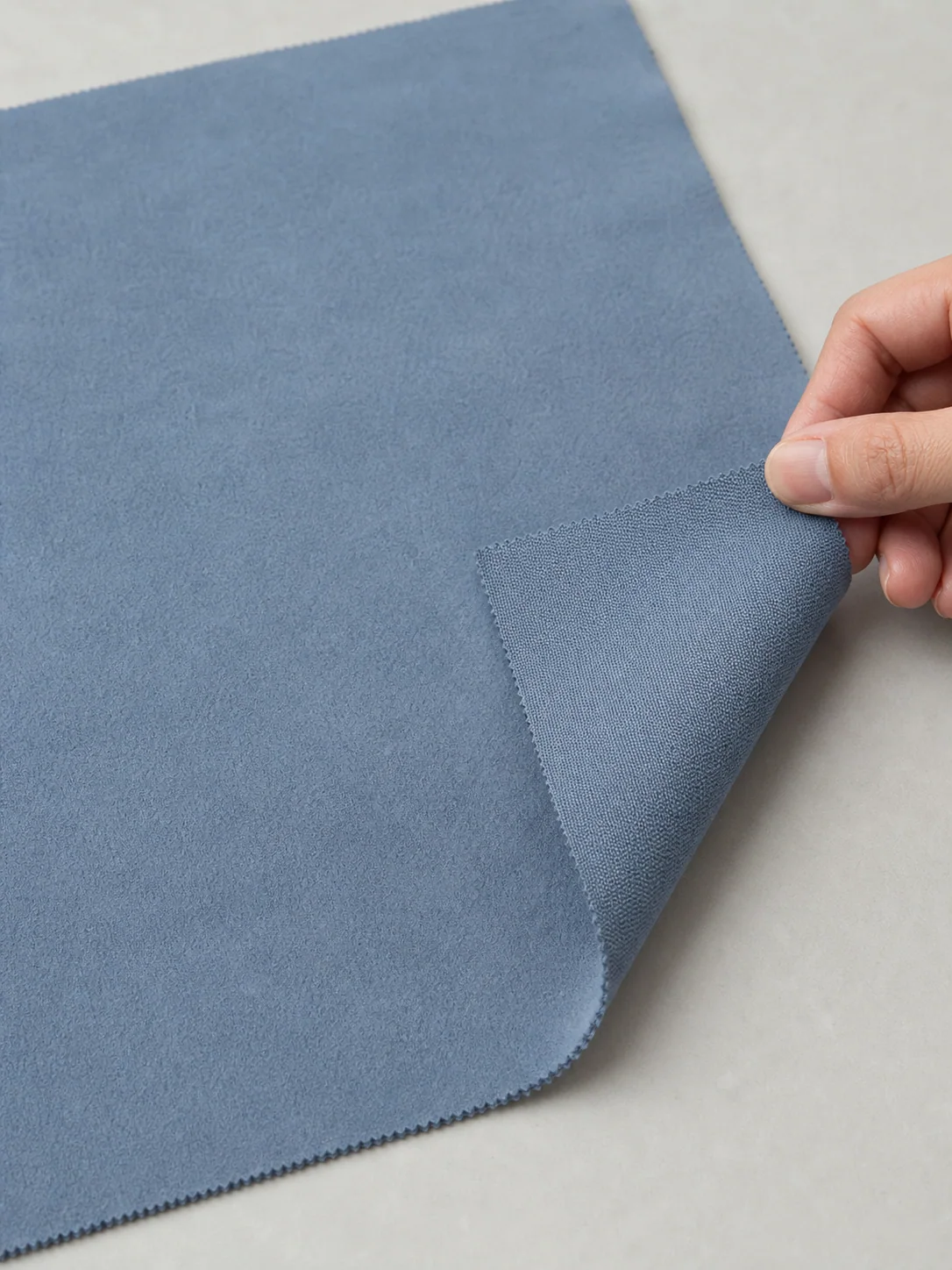 Spandex Super Soft Plush fabric shown in a soft fold